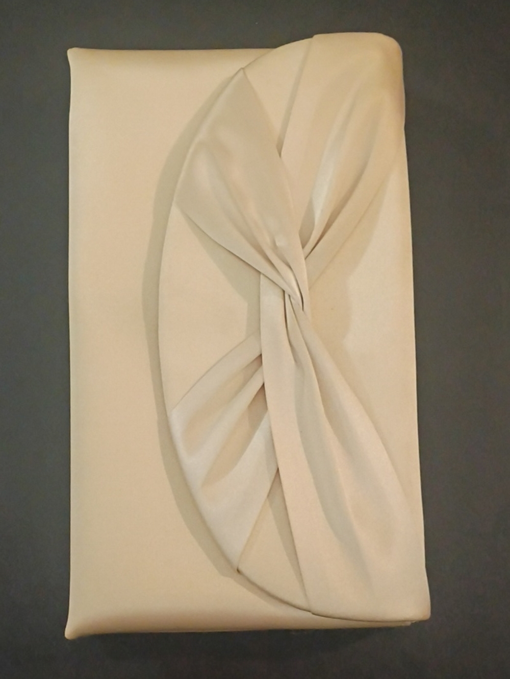 Talbots Pearl Satin Evening Clutch